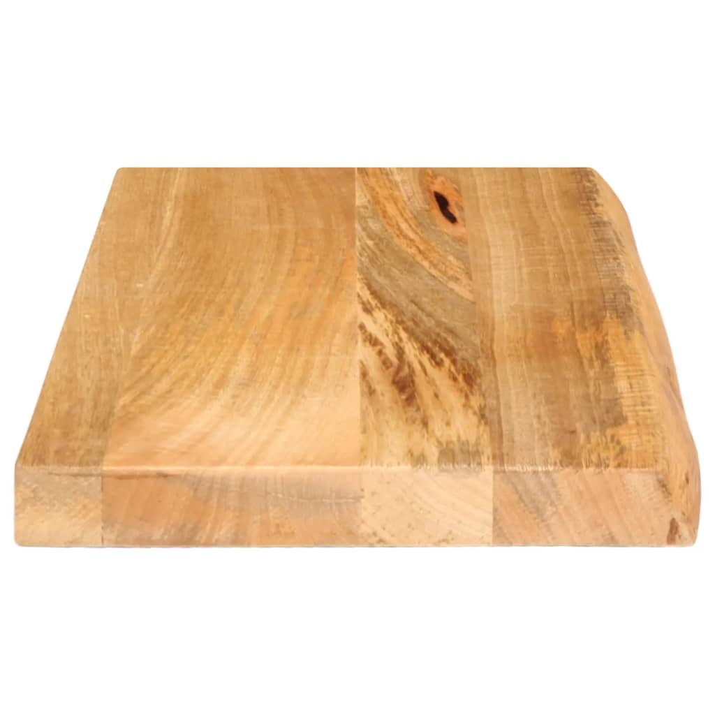 vidaXL Dessus de table à bord vivant 50x40x2,5 cm bois massif manguier