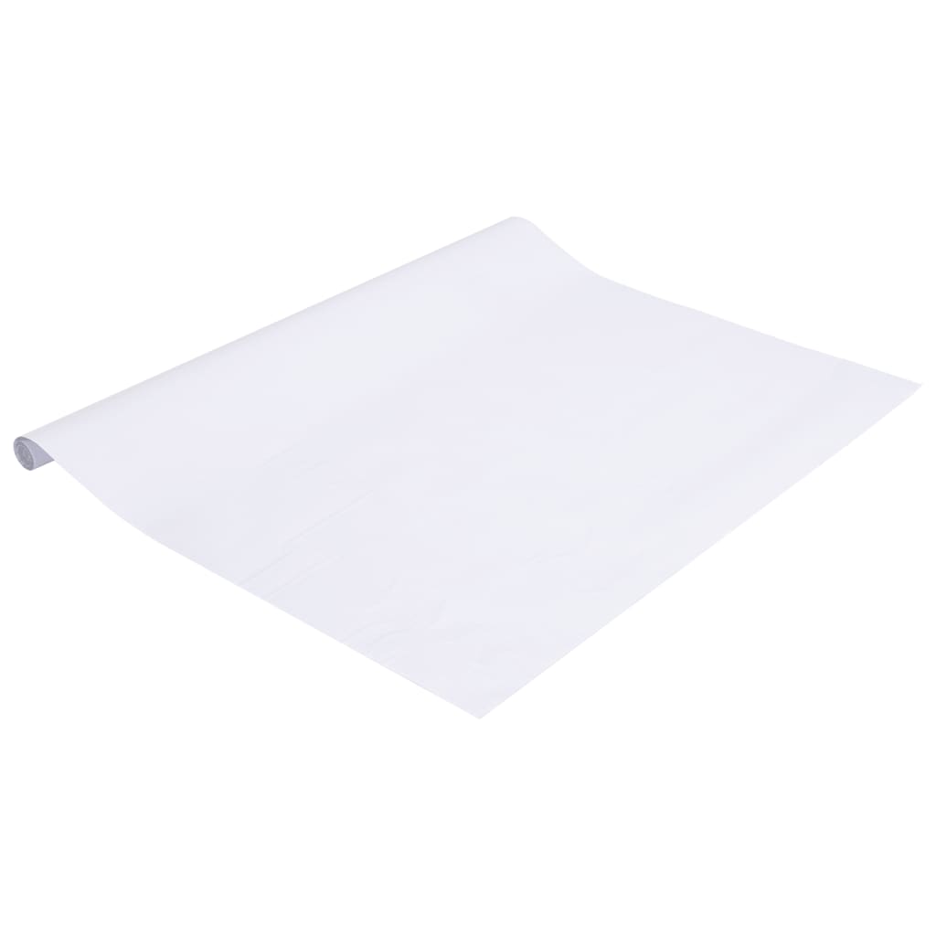 vidaXL Film pour fenêtre dépoli blanc 60x2000 cm PVC