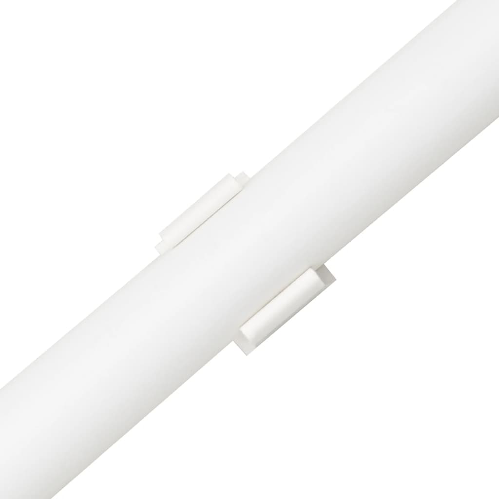 vidaXL Goulottes de câble avec pinces Ø16 mm 30 m PVC