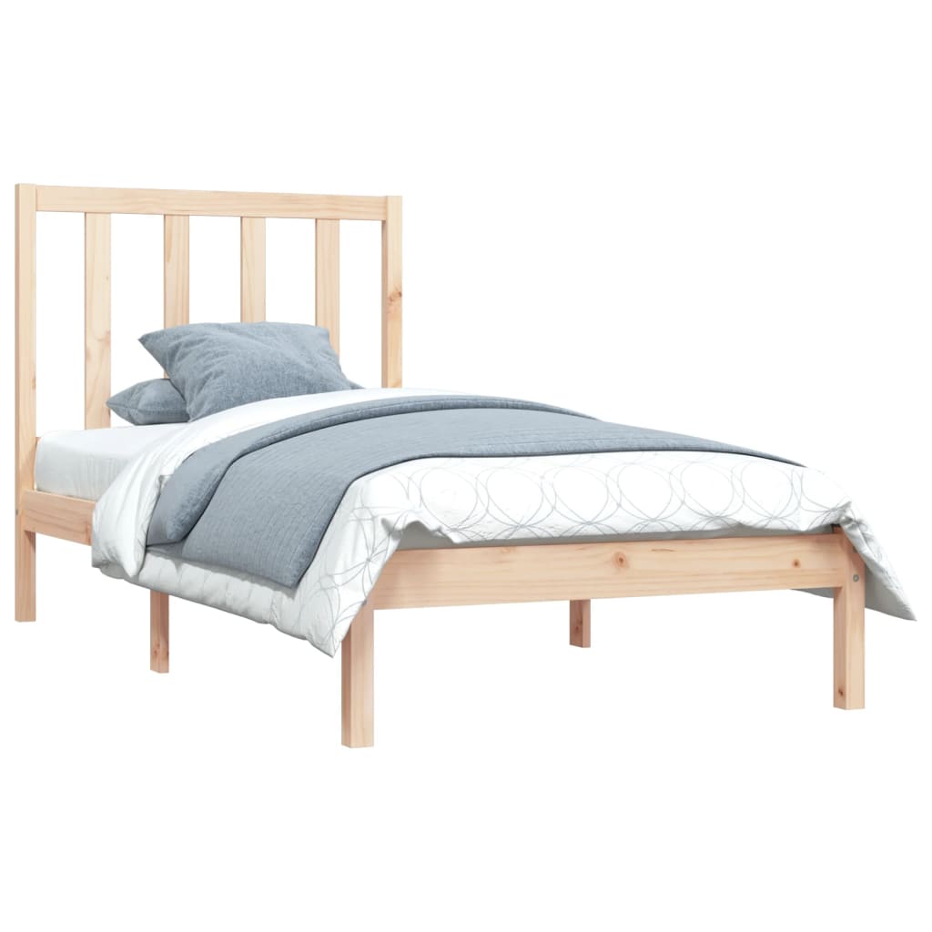 vidaXL Cadre de lit sans matelas bois massif de pin 100x200 cm