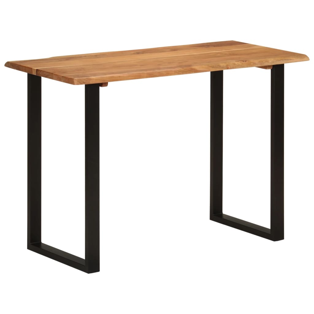 vidaXL Table à dîner 110x50x76 cm Bois d'acacia solide