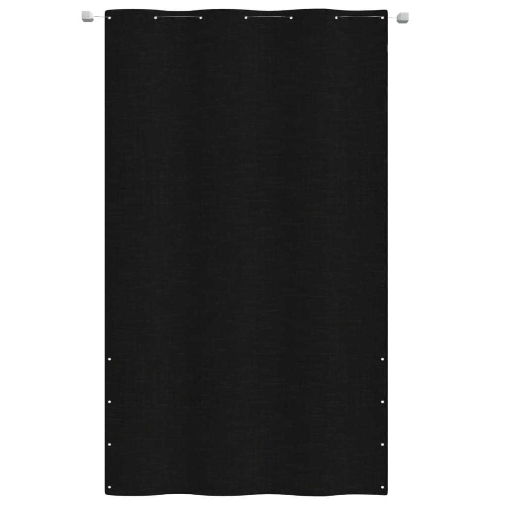 vidaXL Écran de balcon Noir 140x240 cm Tissu Oxford