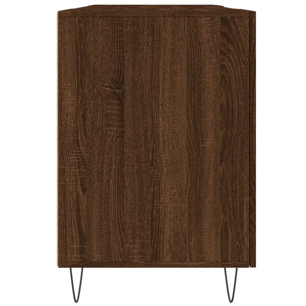 vidaXL Bureau chêne marron 140x50x75 cm bois d'ingénierie