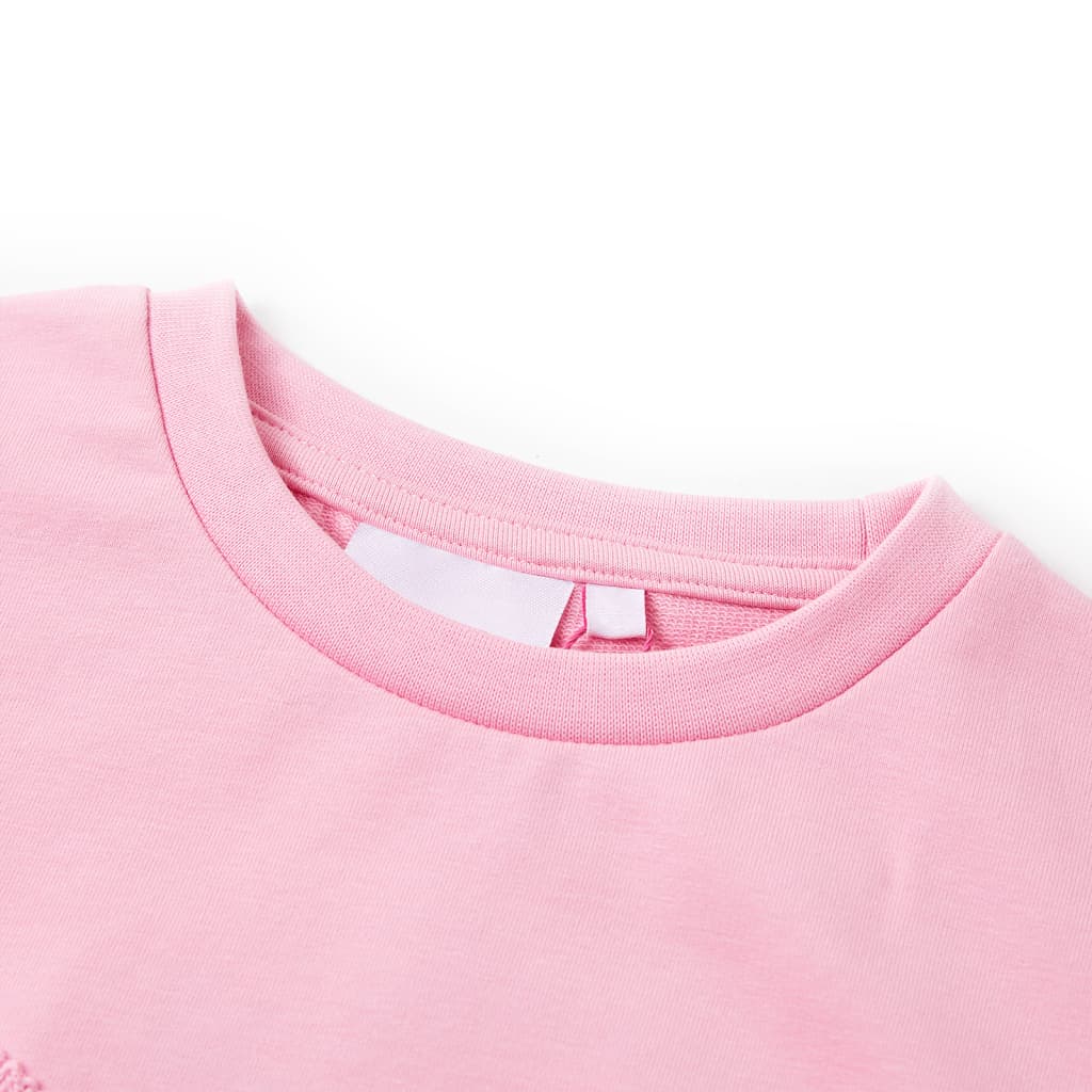 Sweatshirt pour enfants rose 116