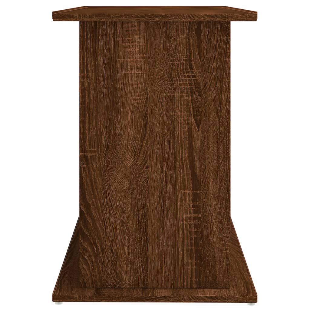 vidaXL Support d'aquarium chêne marron 121x41x58 cm bois d'ingénierie