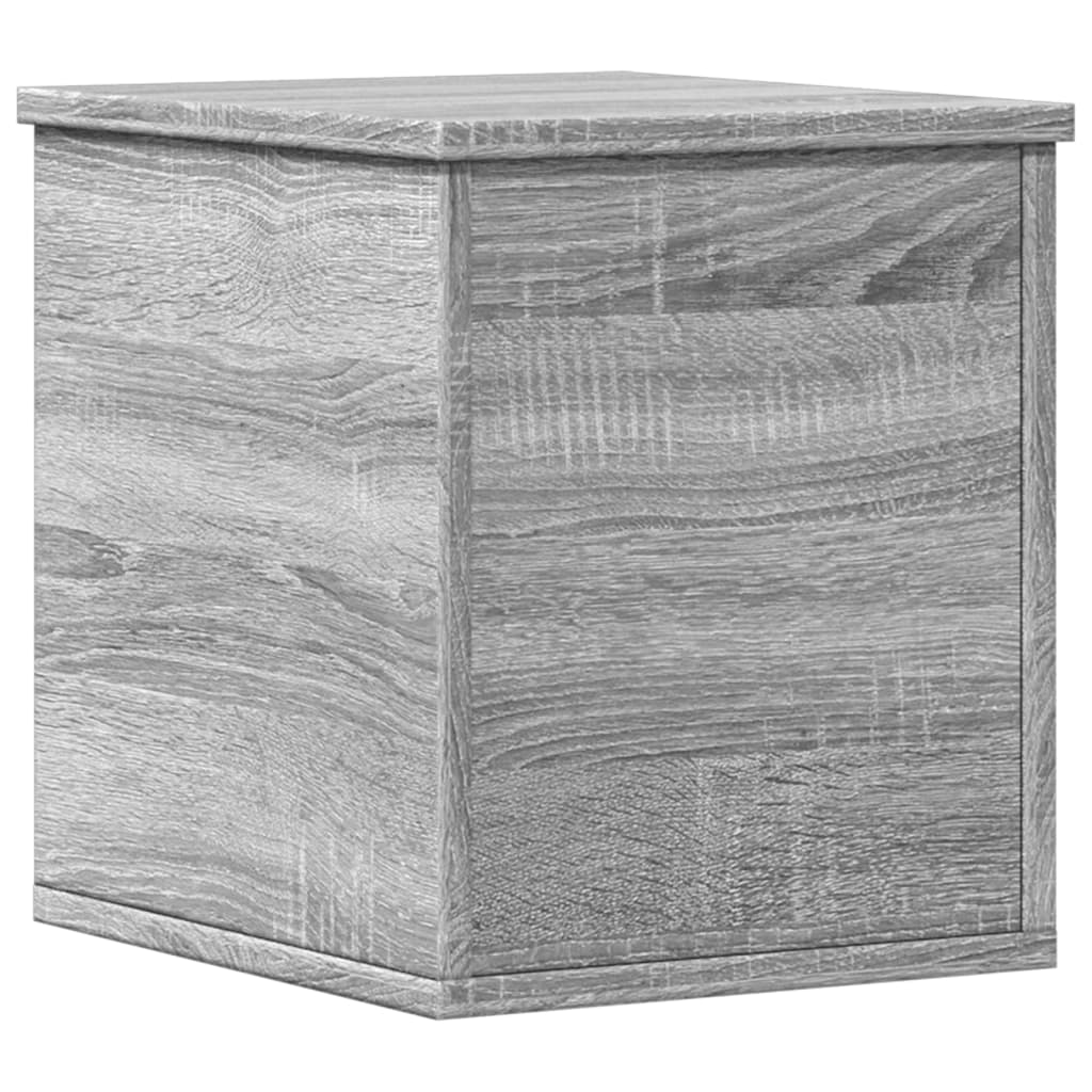 vidaXL Boîte de rangement sonoma gris 30x35x35 cm bois d'ingénierie