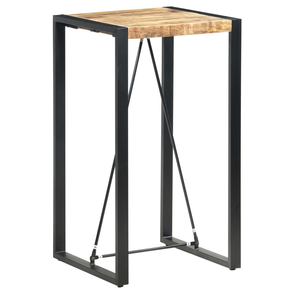 vidaXL Table de bar 60x60x110 cm Bois de manguier massif