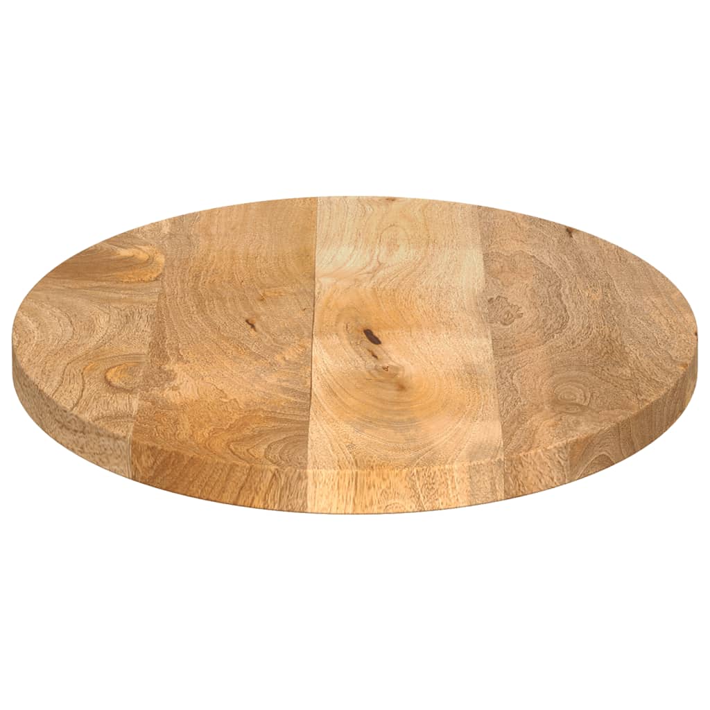 vidaXL Dessus de table 80x40x2,5 cm ovale bois massif de manguier