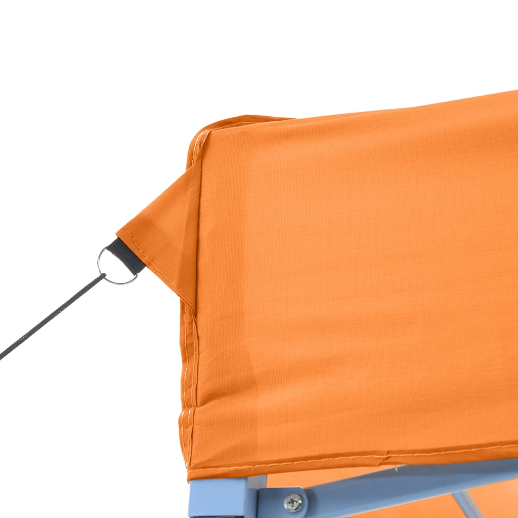 vidaXL Tente de réception pliable escamotable orange 410x279x315 cm