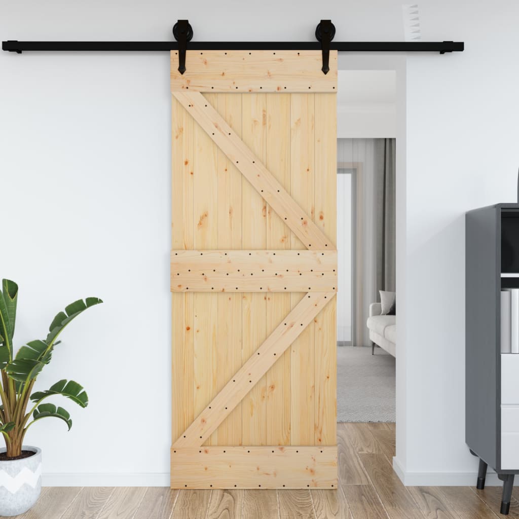 vidaXL Porte NARVIK 95x210 cm bois massif de pin