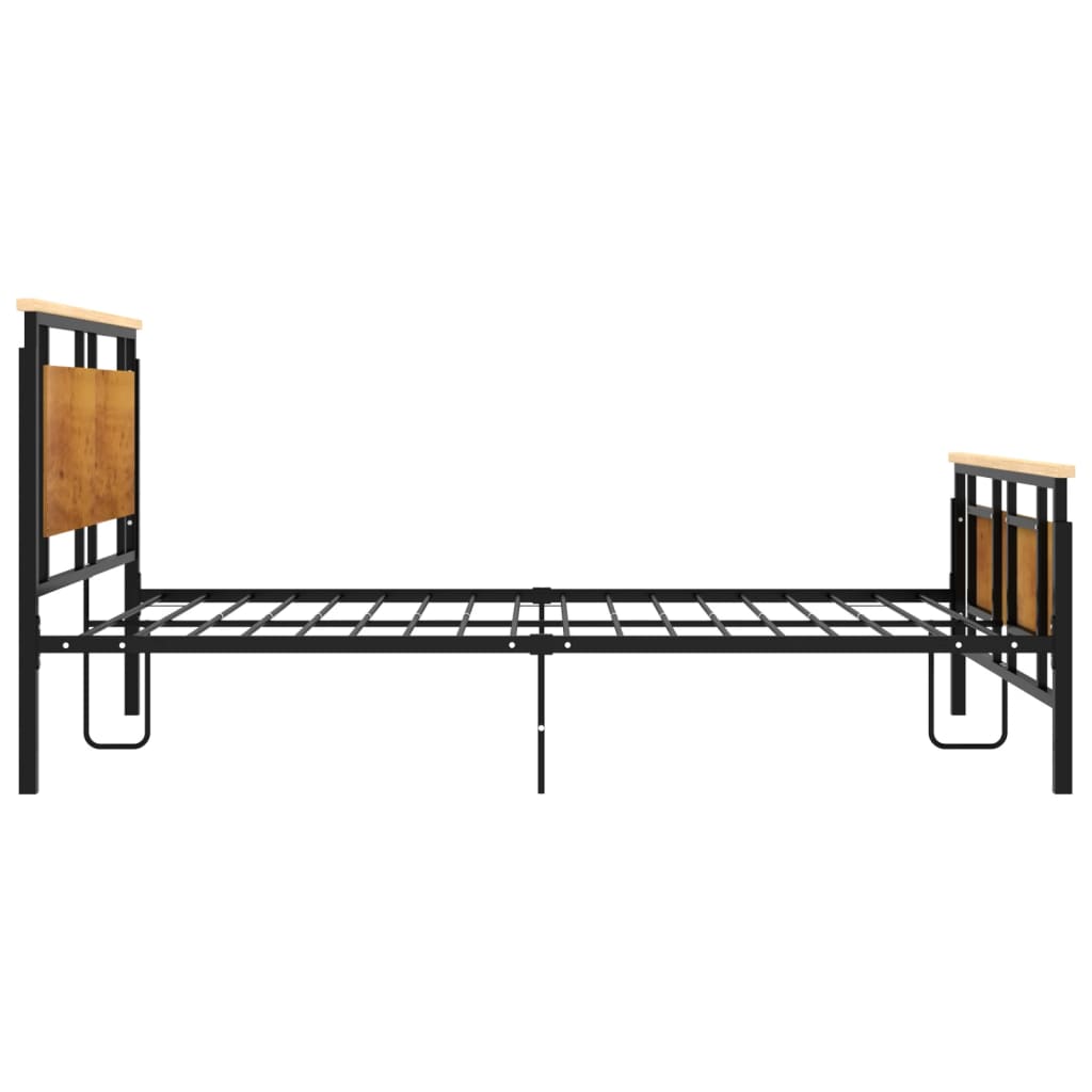 vidaXL Cadre de lit sans matelas métal 140x200 cm