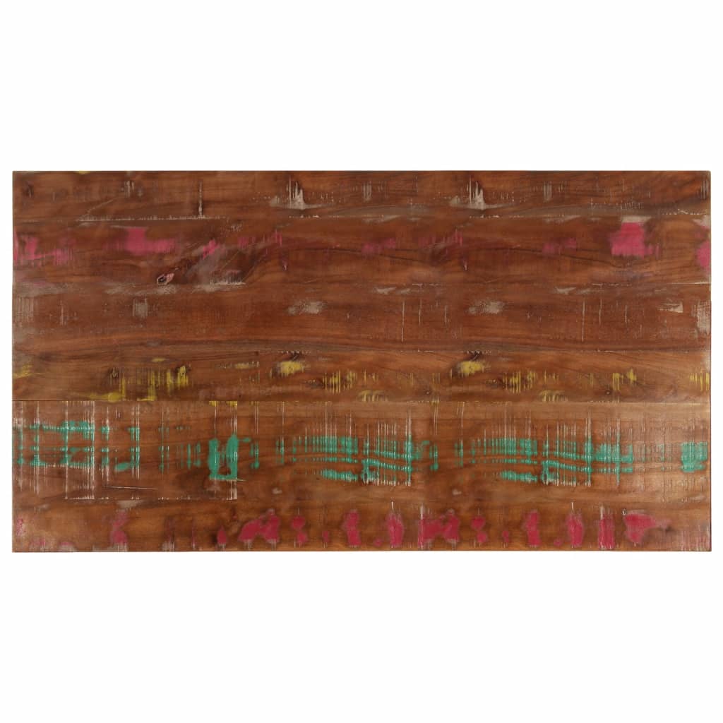 vidaXL Dessus de table 120x70x3,8cm rectangulaire bois massif récupéré