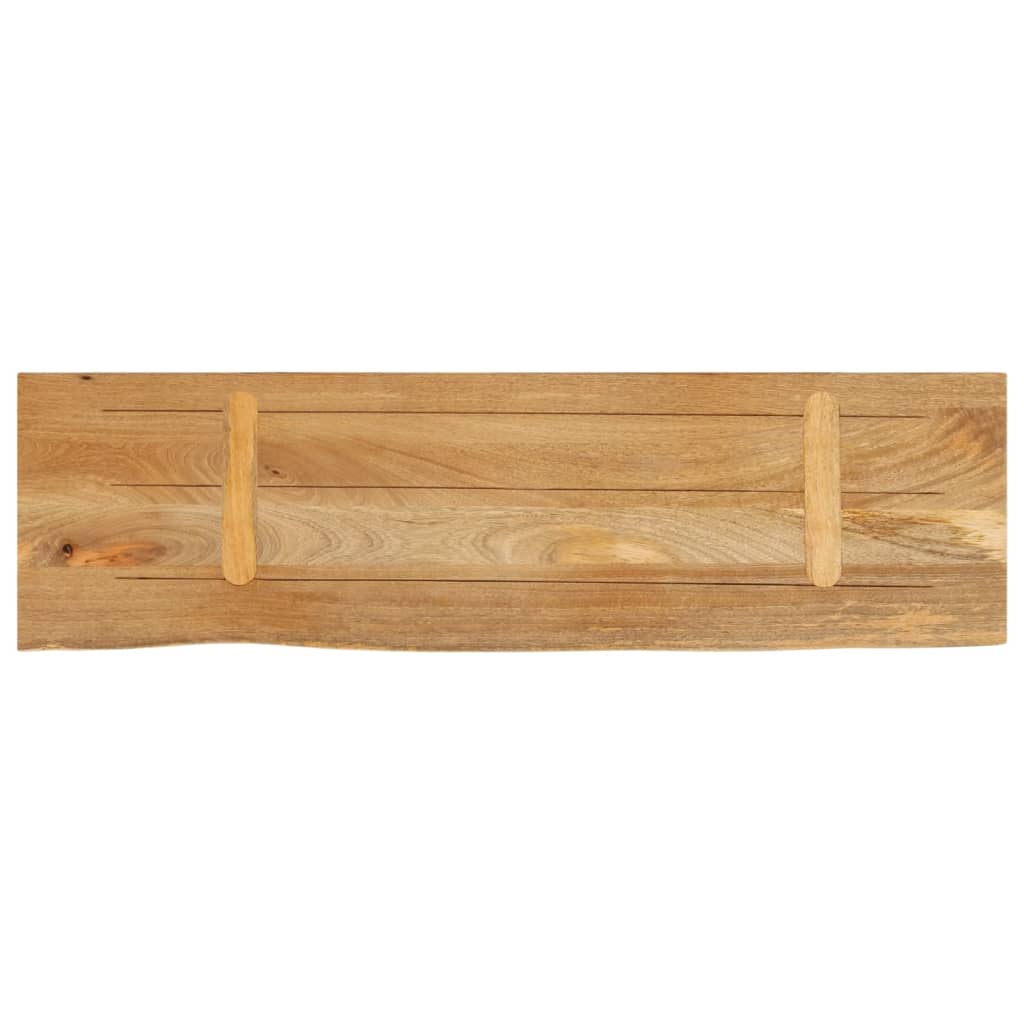 vidaXL Dessus de table à bord vivant 120x40x3,8cm bois massif manguier