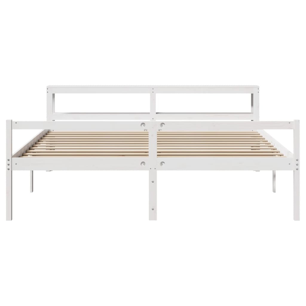 vidaXL Lit pour personne âgée avec tête de lit sans matelas 180x200 cm