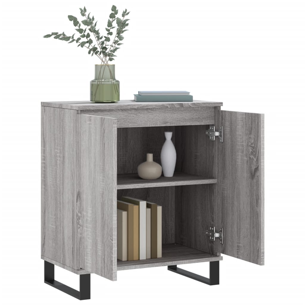 vidaXL Buffet Sonoma gris 60x35x70 cm Bois d'ingénierie