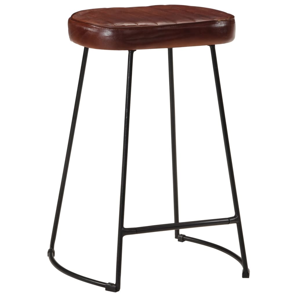 vidaXL Tabourets de bar lot de 2 marron foncé 41x29x62 cm