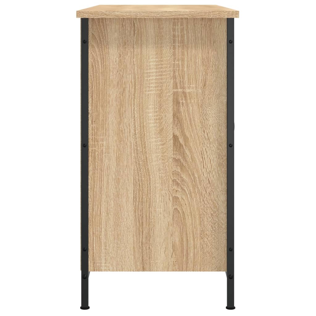 vidaXL Meuble TV chêne sonoma 100x35x65 cm bois d'ingénierie