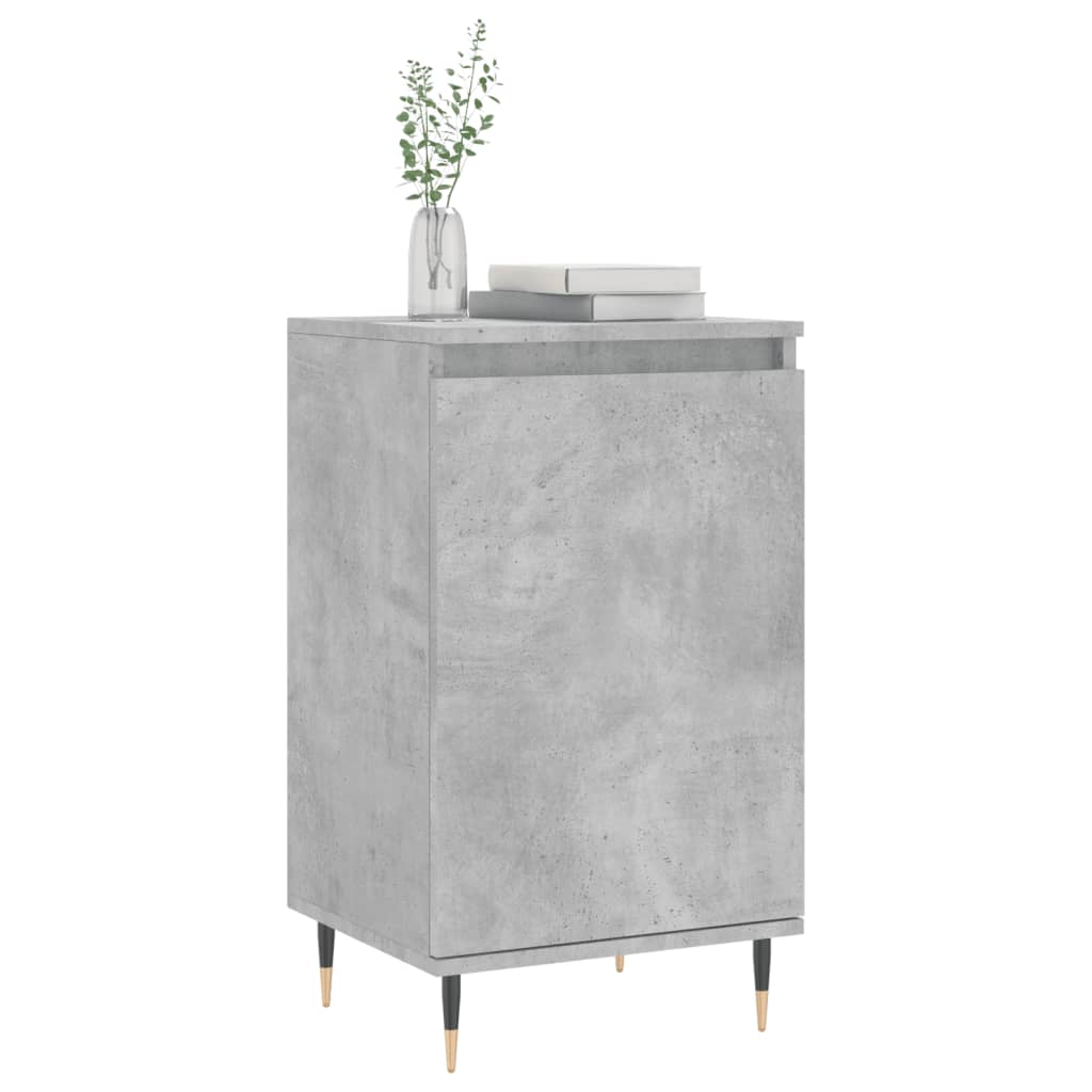 vidaXL Buffet gris béton 40x35x70 cm bois d'ingénierie