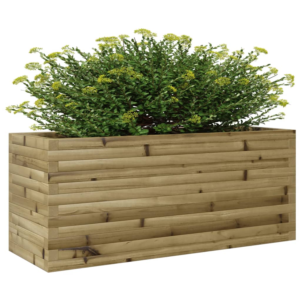 vidaXL Jardinière 110x40x46 cm bois de pin imprégné