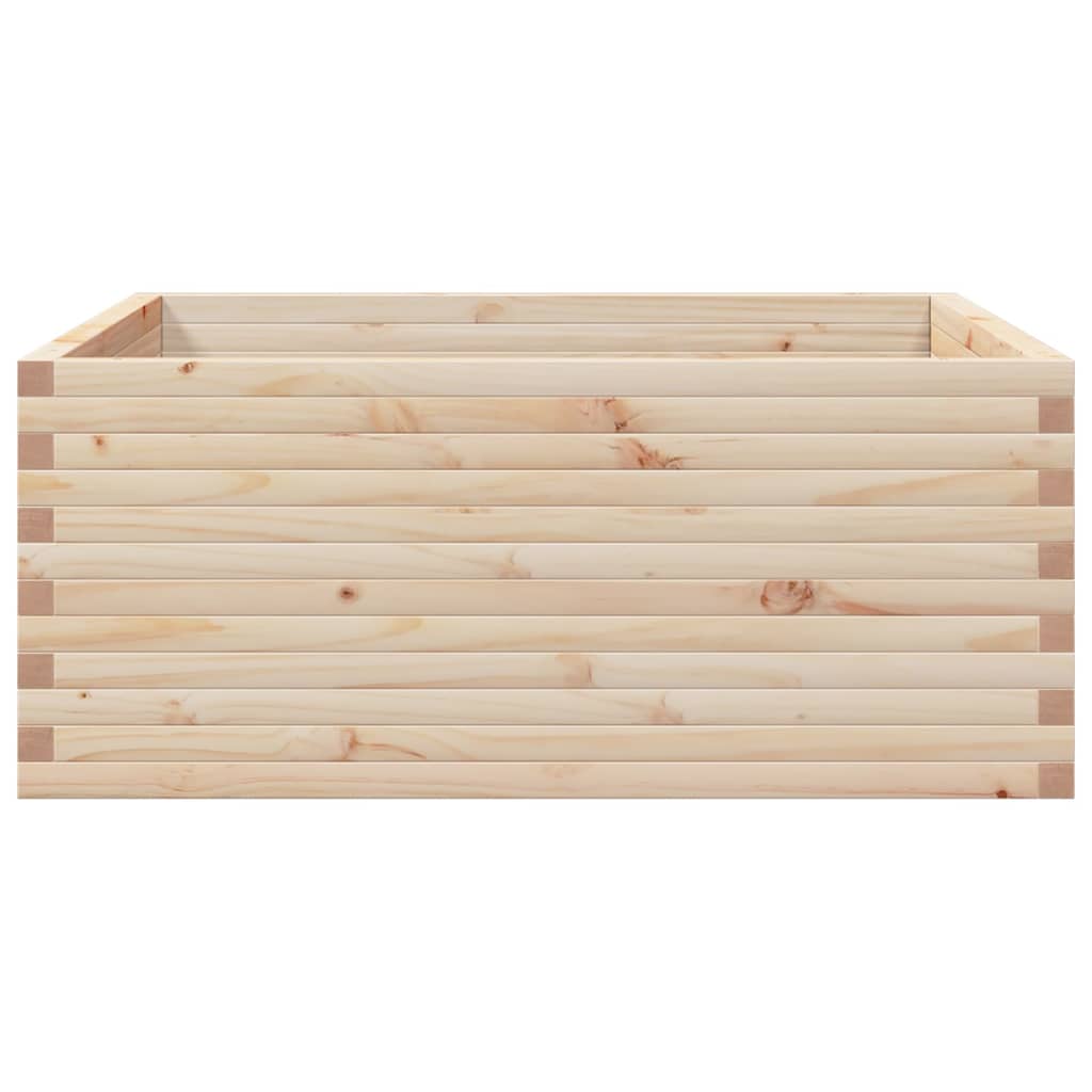 vidaXL Jardinière 110x110x46 cm bois de pin massif