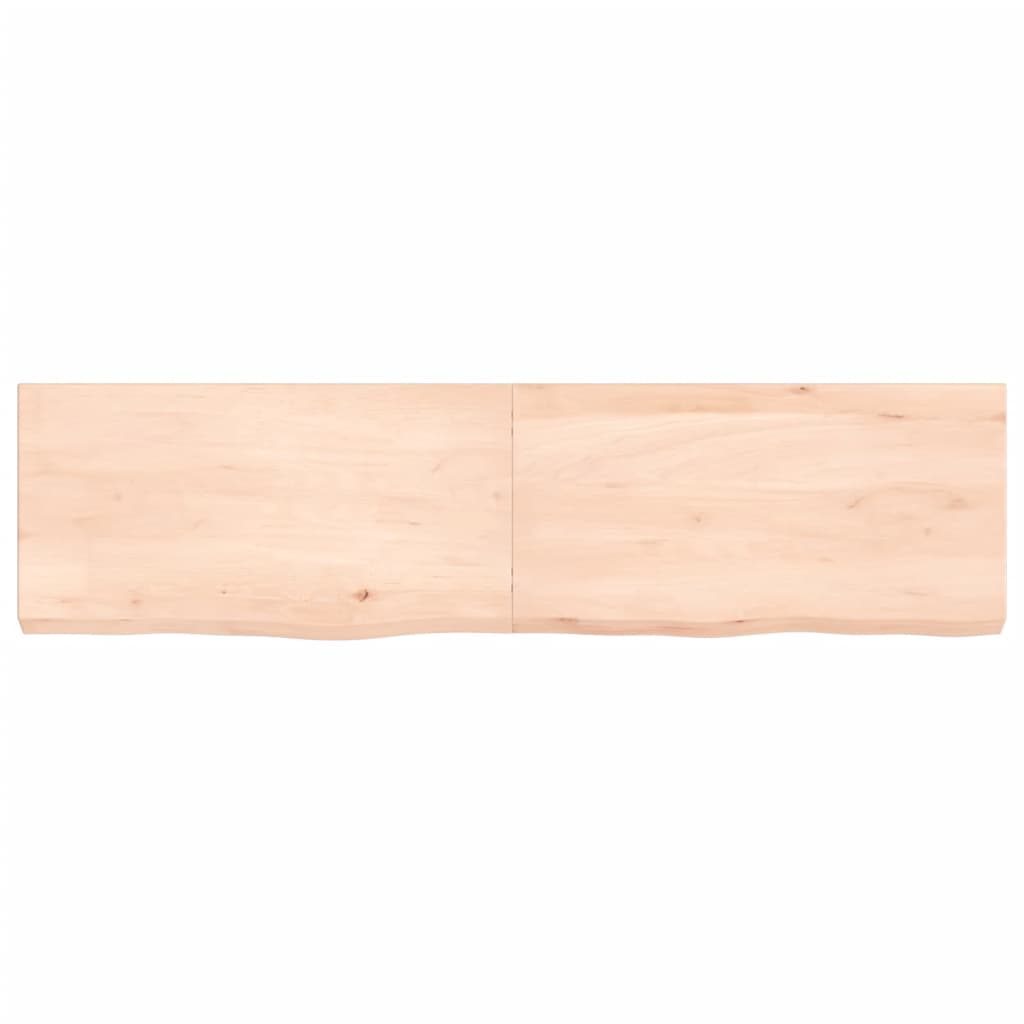 vidaXL Étagère murale 120x30x(2-6) cm bois de chêne massif non traité