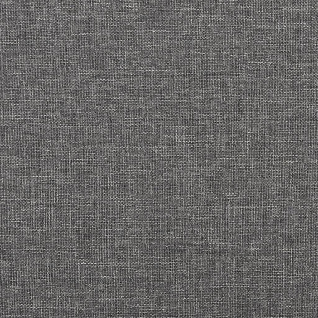 vidaXL Chaise à bascule avec repose-pied Gris clair Tissu