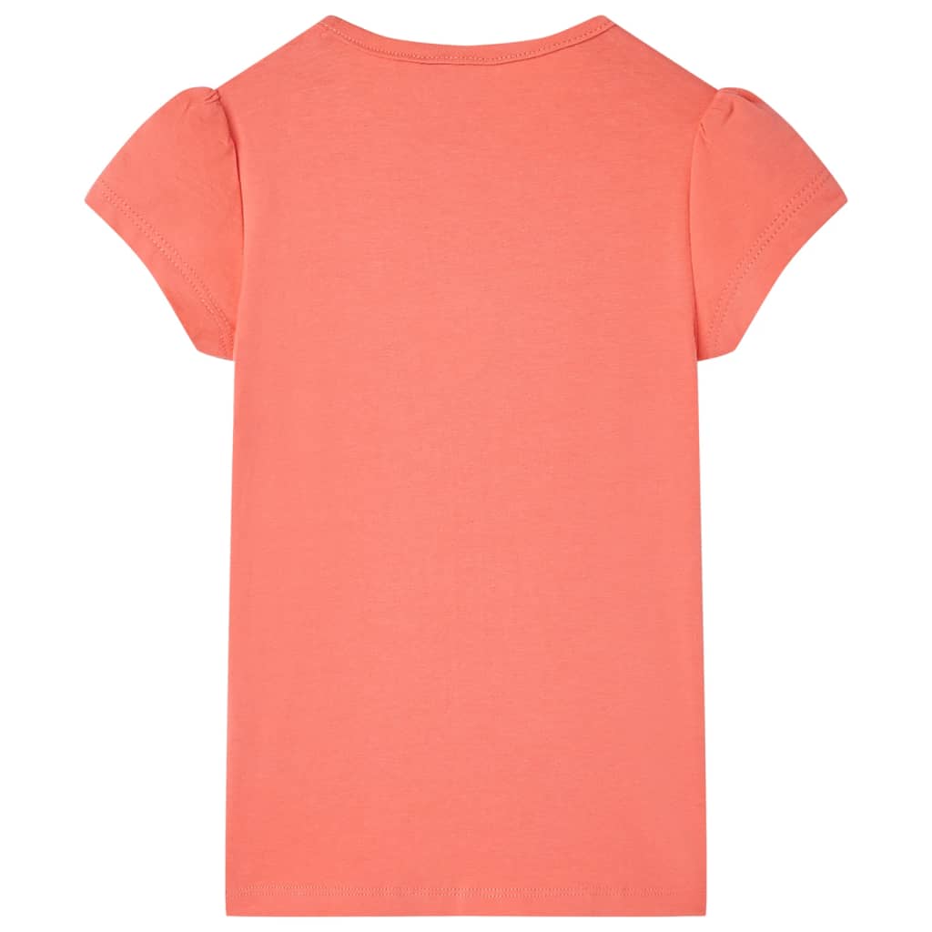 T-shirt pour enfants corail 92