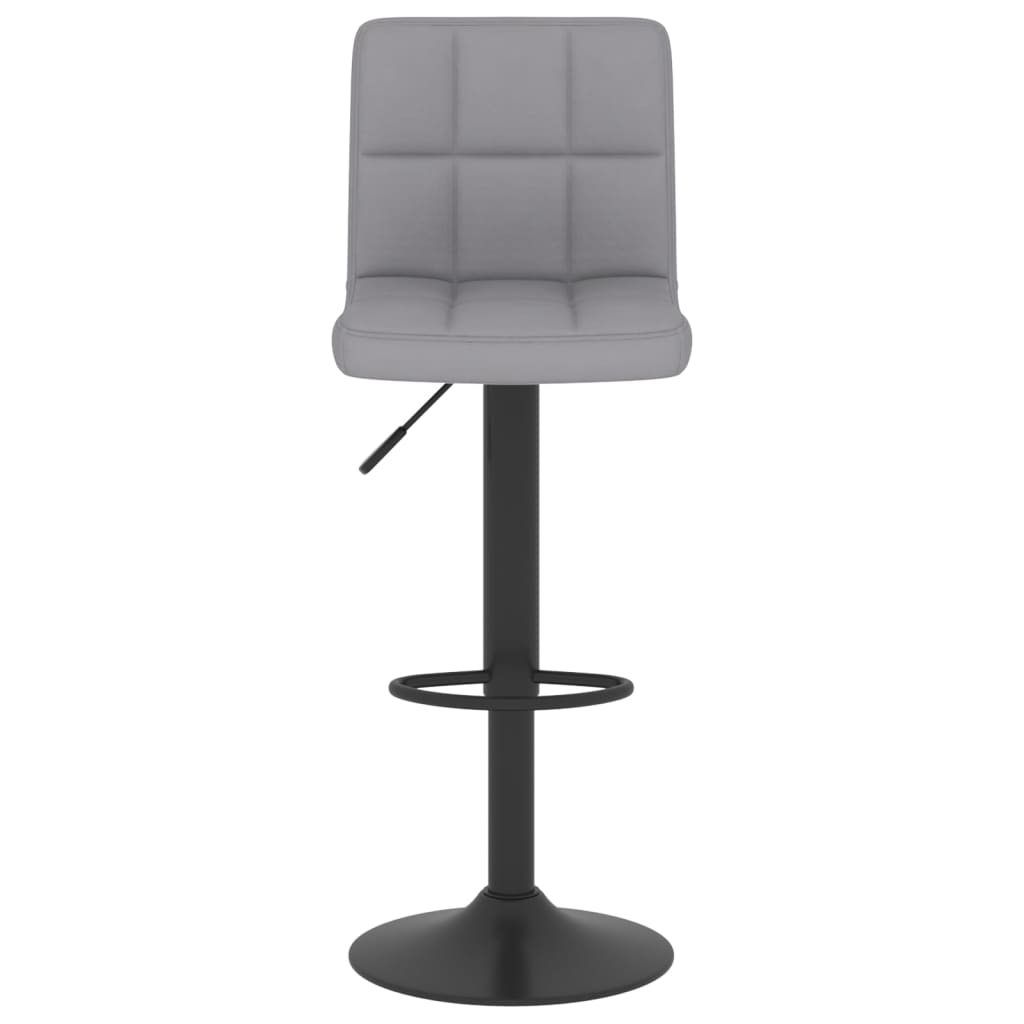 vidaXL Tabouret de bar Gris clair Tissu