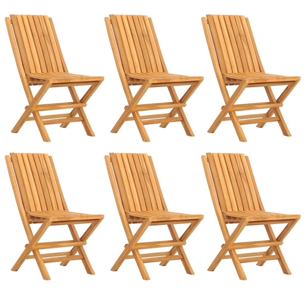 vidaXL Ensemble à manger de jardin 7 pcs Bois de teck solide