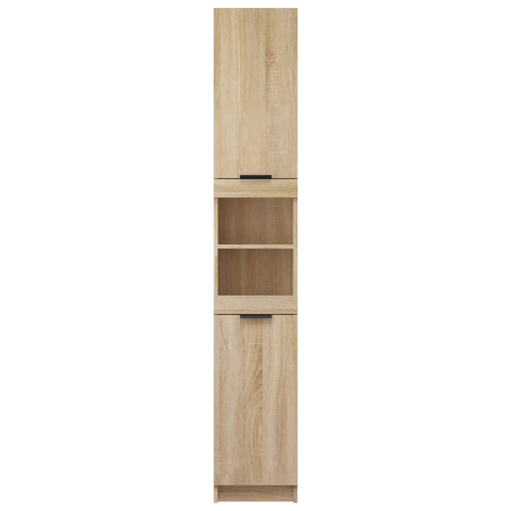 vidaXL Armoire salle de bain chêne sonoma 32x34x188,5 cm