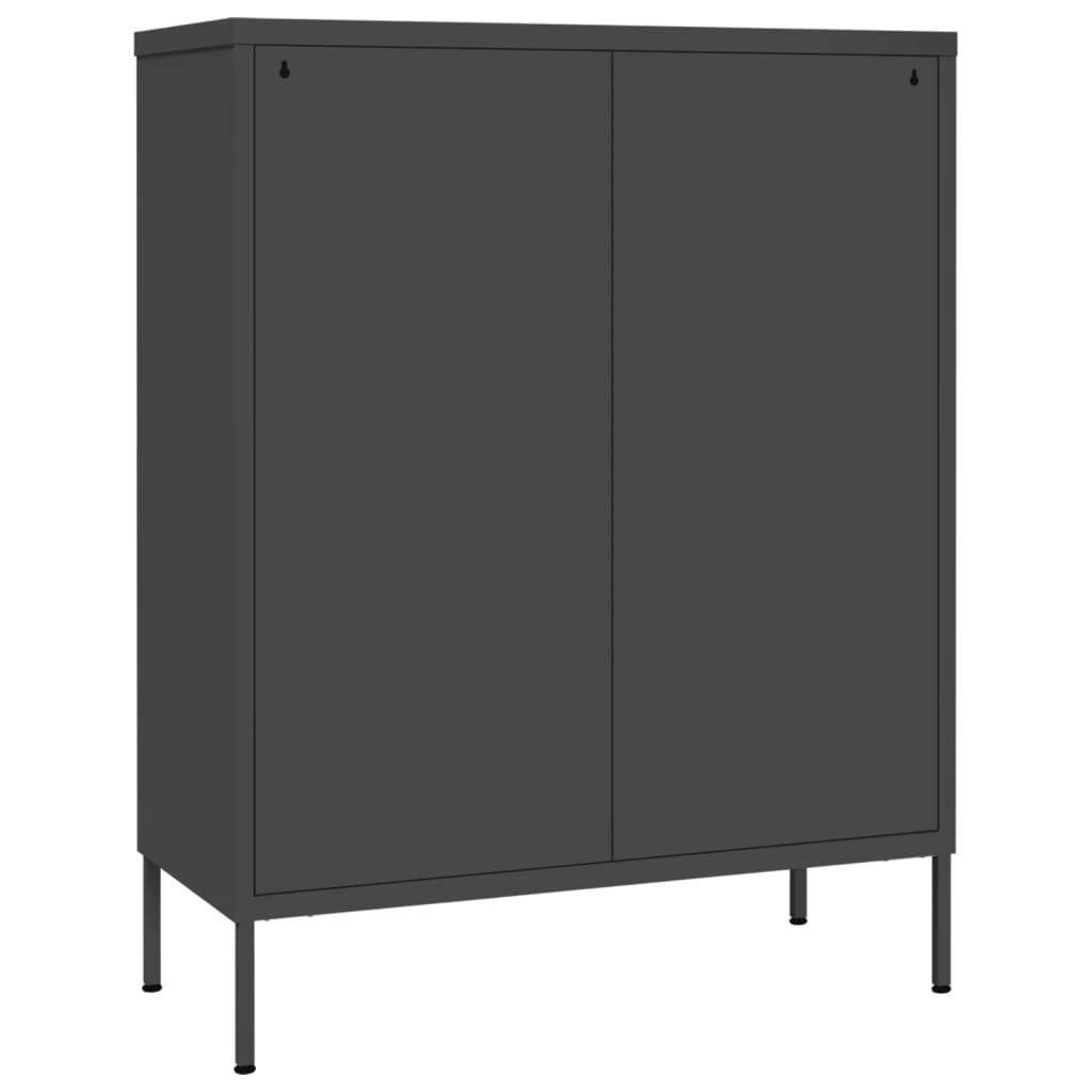 vidaXL Armoire à tiroirs Anthracite 80x35x101,5 cm Acier