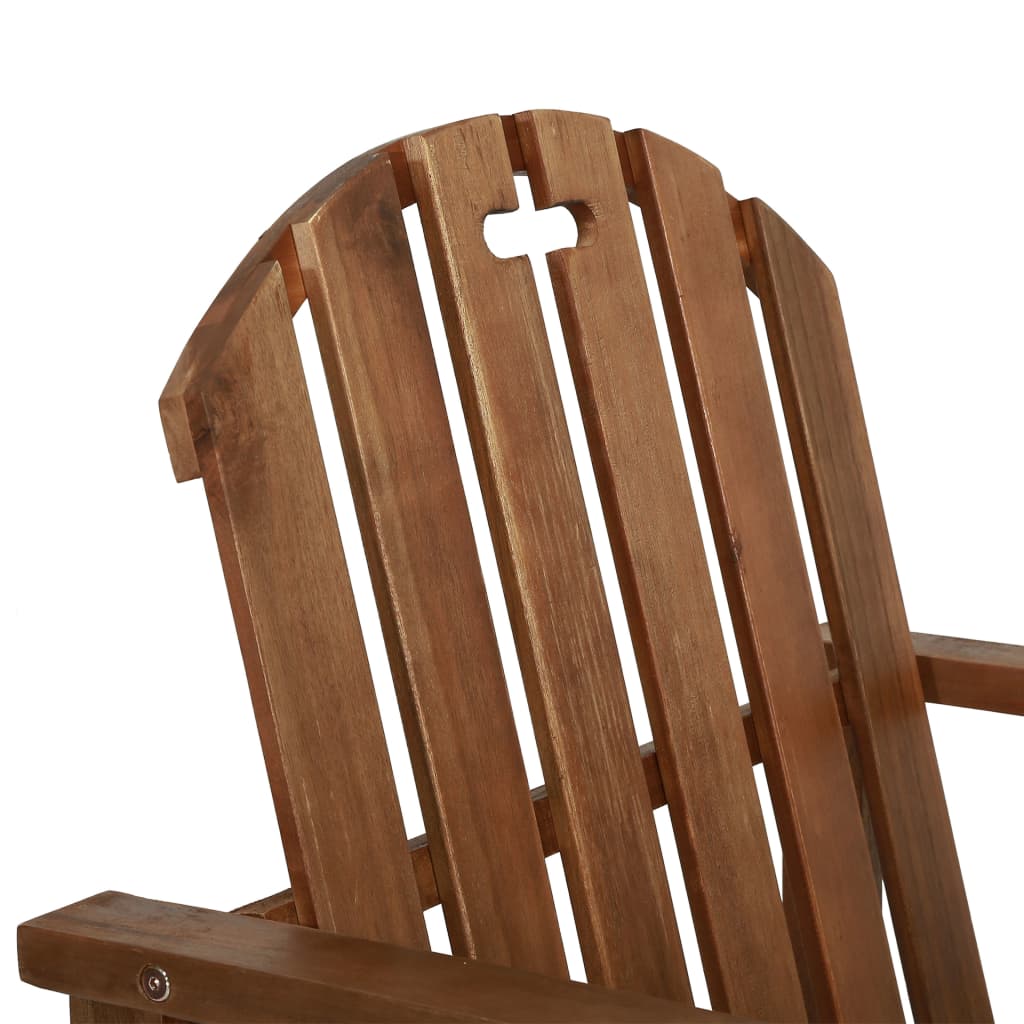 vidaXL Chaises de jardin lot de 2 Bois d'acacia solide