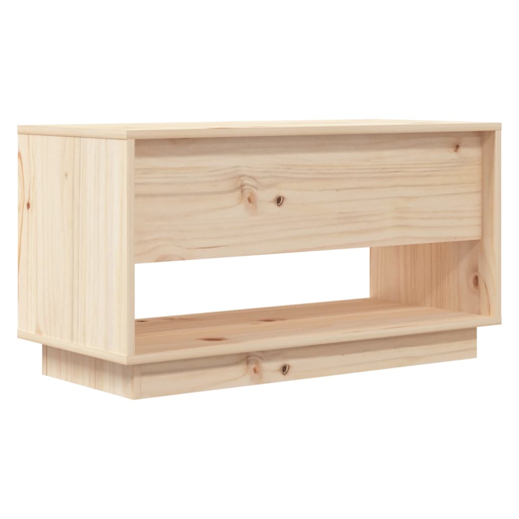 vidaXL Meuble TV 74x34x40 cm Bois de pin massif