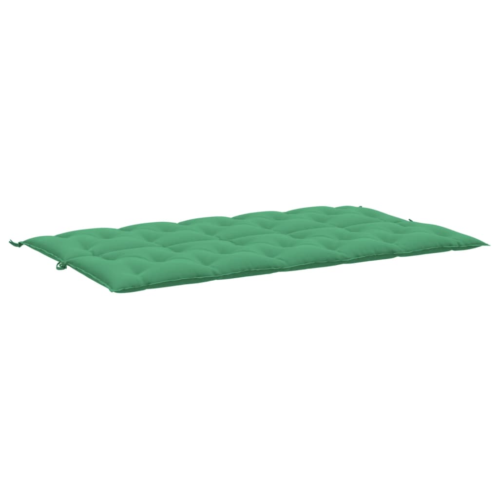 vidaXL Coussin de banc de jardin vert 180x(50+50)x7 cm tissu oxford