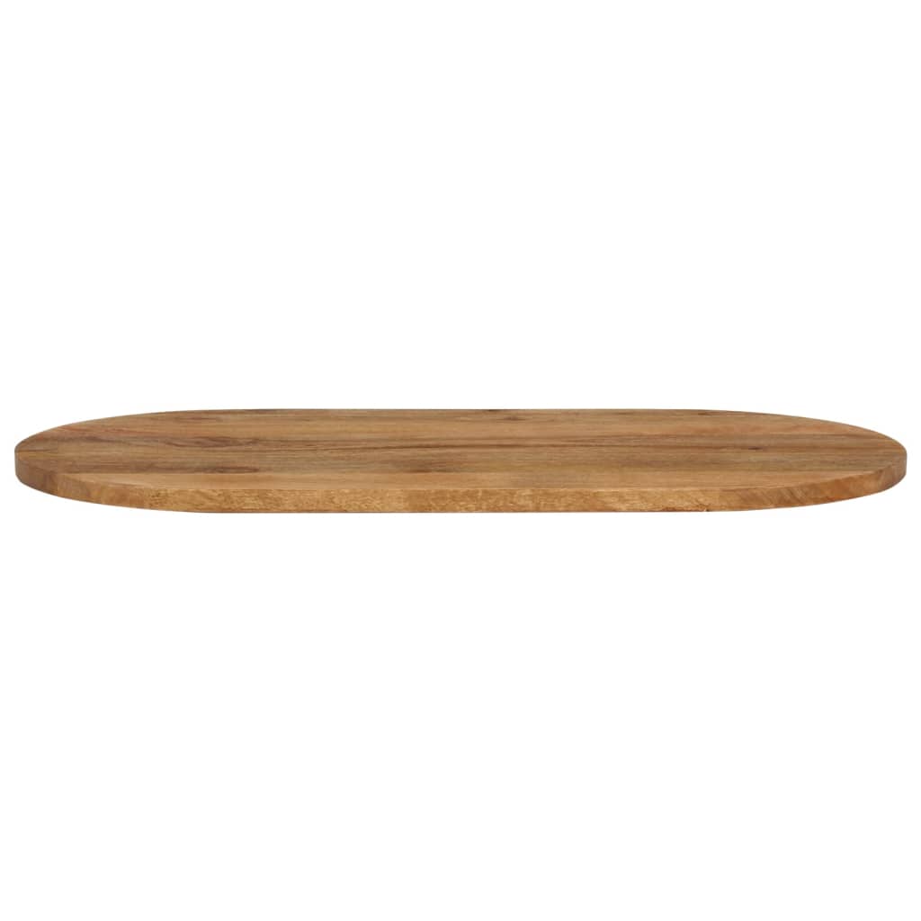 vidaXL Dessus de table 80x40x2,5 cm ovale bois massif de manguier