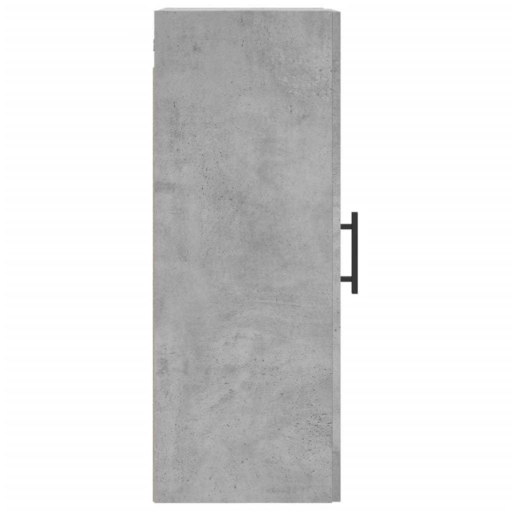 vidaXL Armoire murale gris béton 34,5x34x90 cm