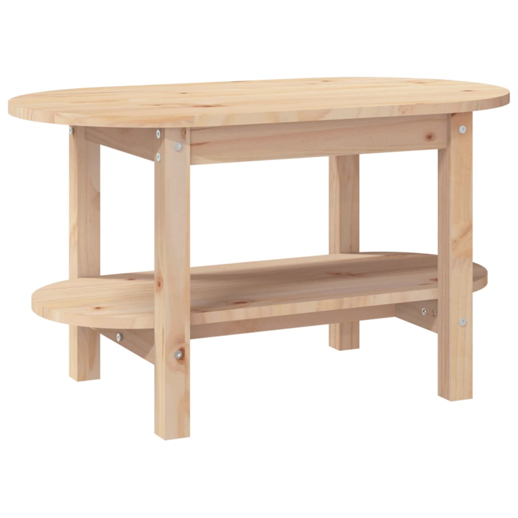 vidaXL Table basse 80x45x45 cm Bois massif de pin