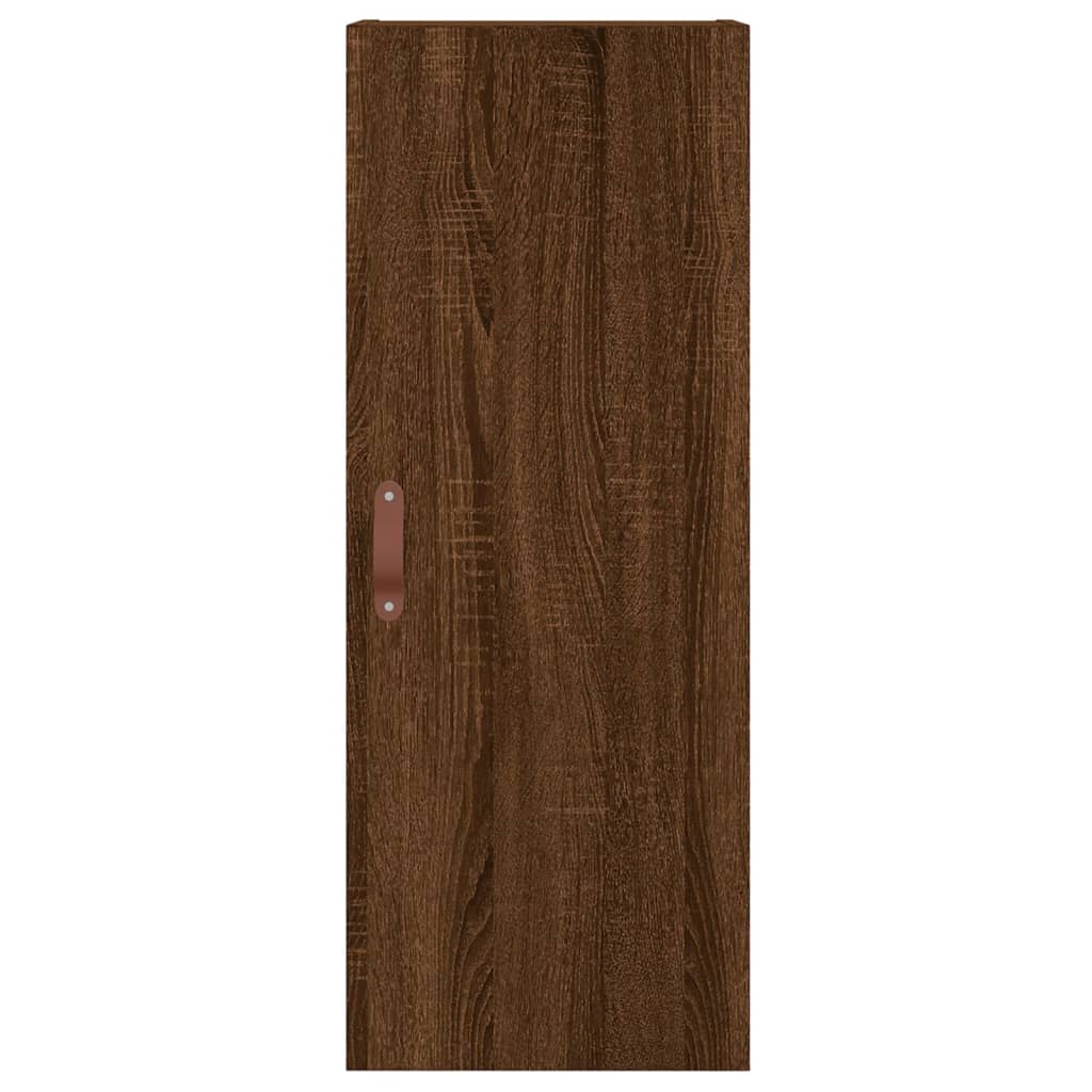 vidaXL Armoire murale chêne marron 34,5x34x90 cm