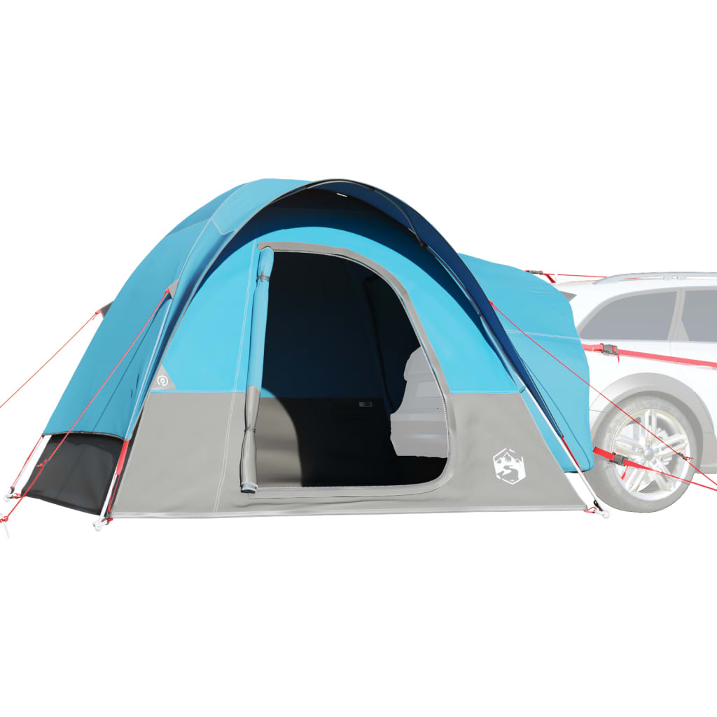 vidaXL Tente de voiture 4 personnes bleu imperméable