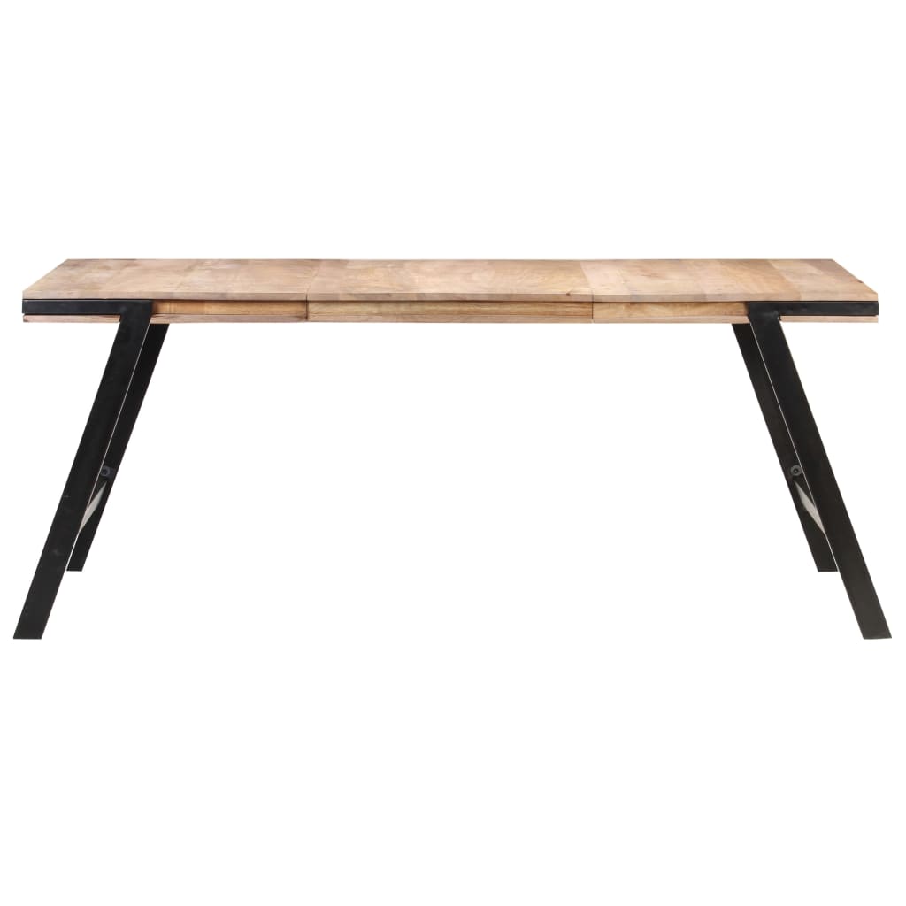 vidaXL Table à manger 180x90x76 cm Bois de manguier massif