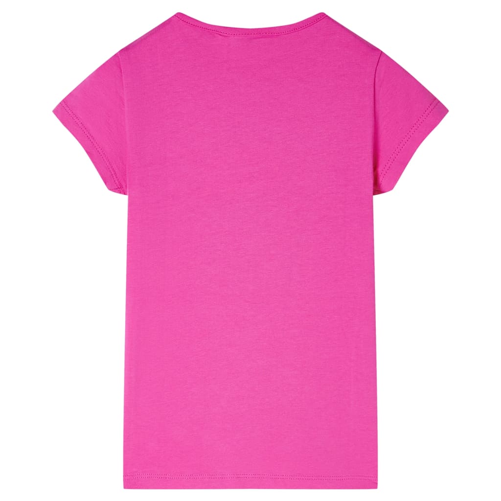 T-shirt pour enfants rose foncé 92