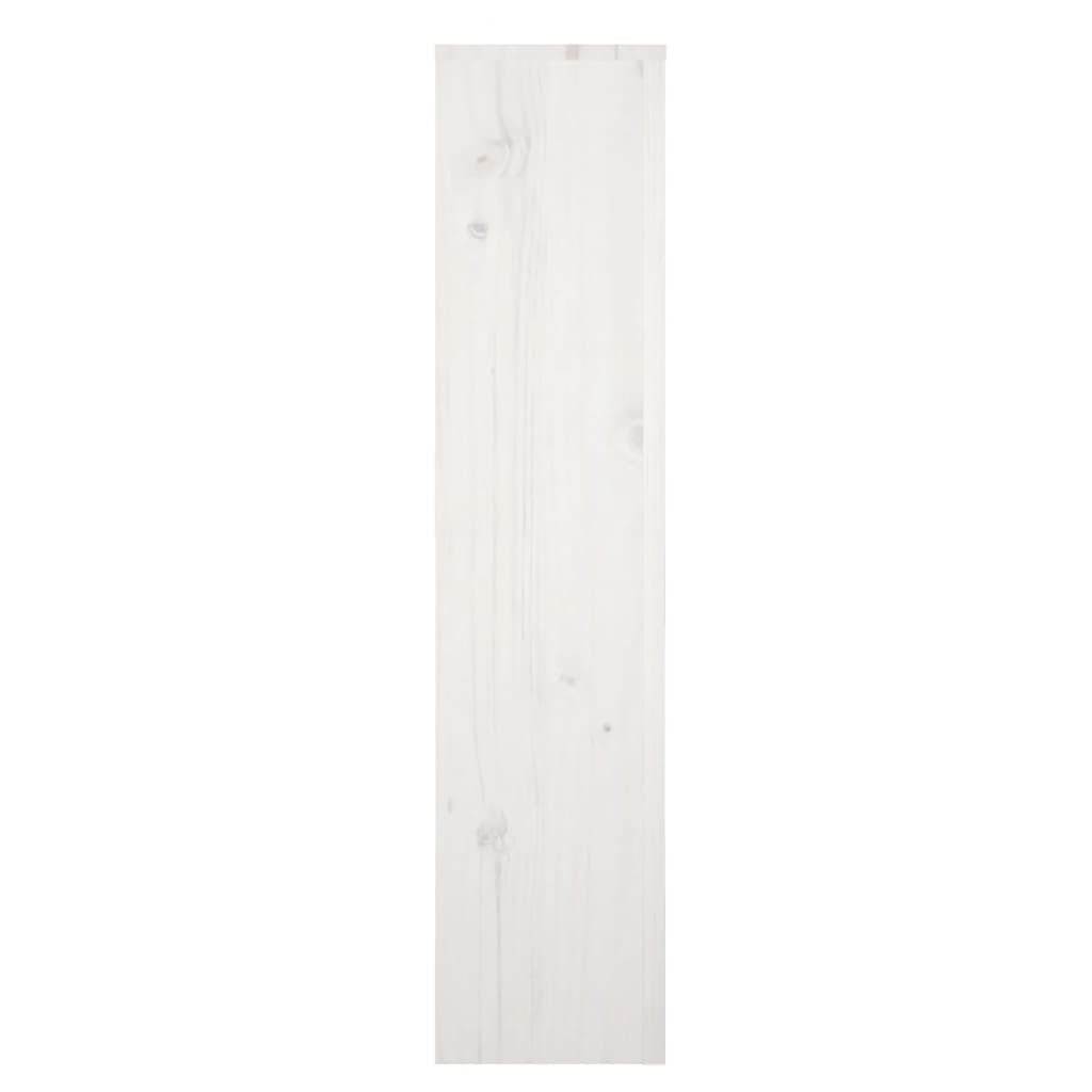 VIDAXL Cache-radiateur Blanc 153x19x84 cm Bois massif de pin pas cher 