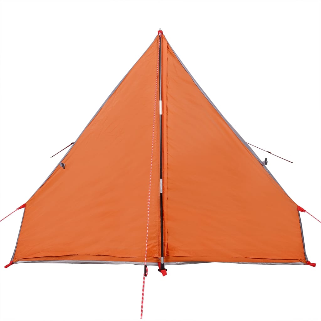 vidaXL Tente de camping en forme de A 2 personnes gris imperméable