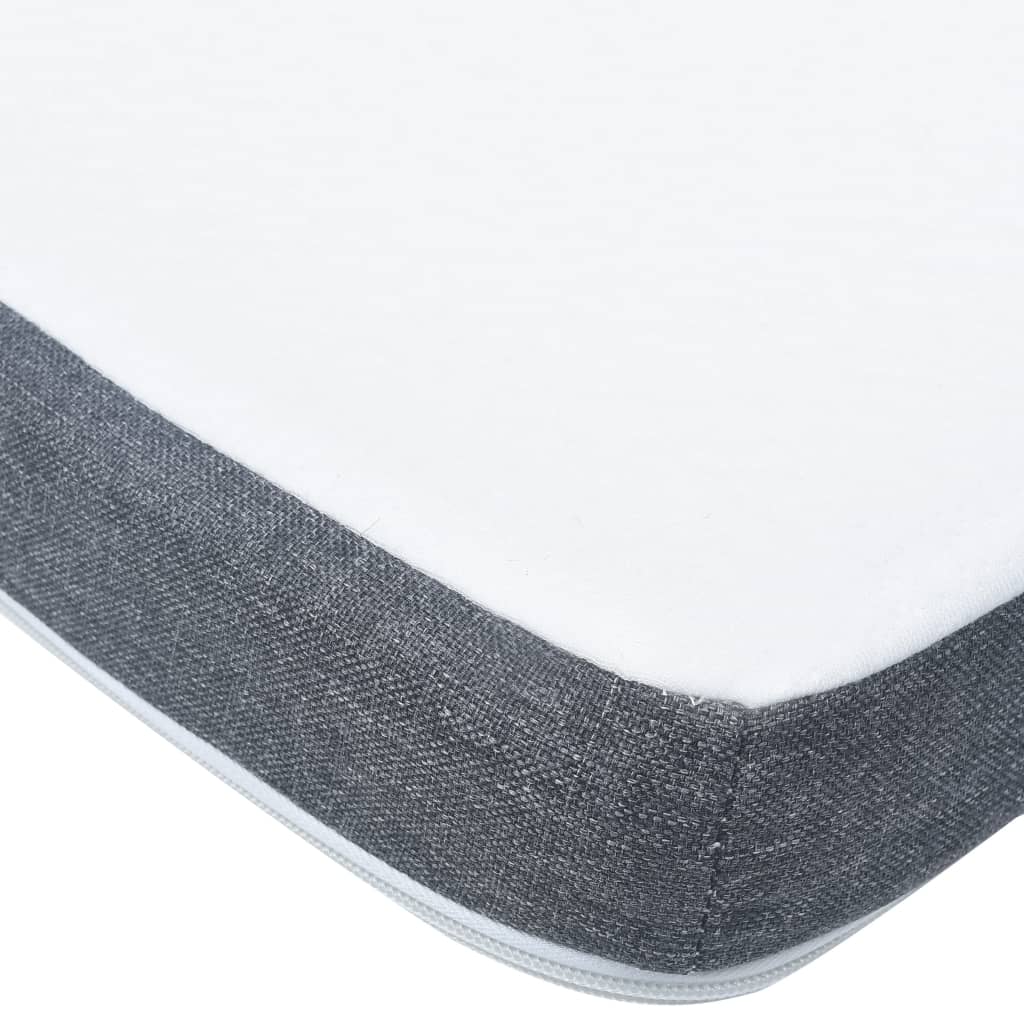 vidaXL Surmatelas de sommier tapissier 200x120x5 cm