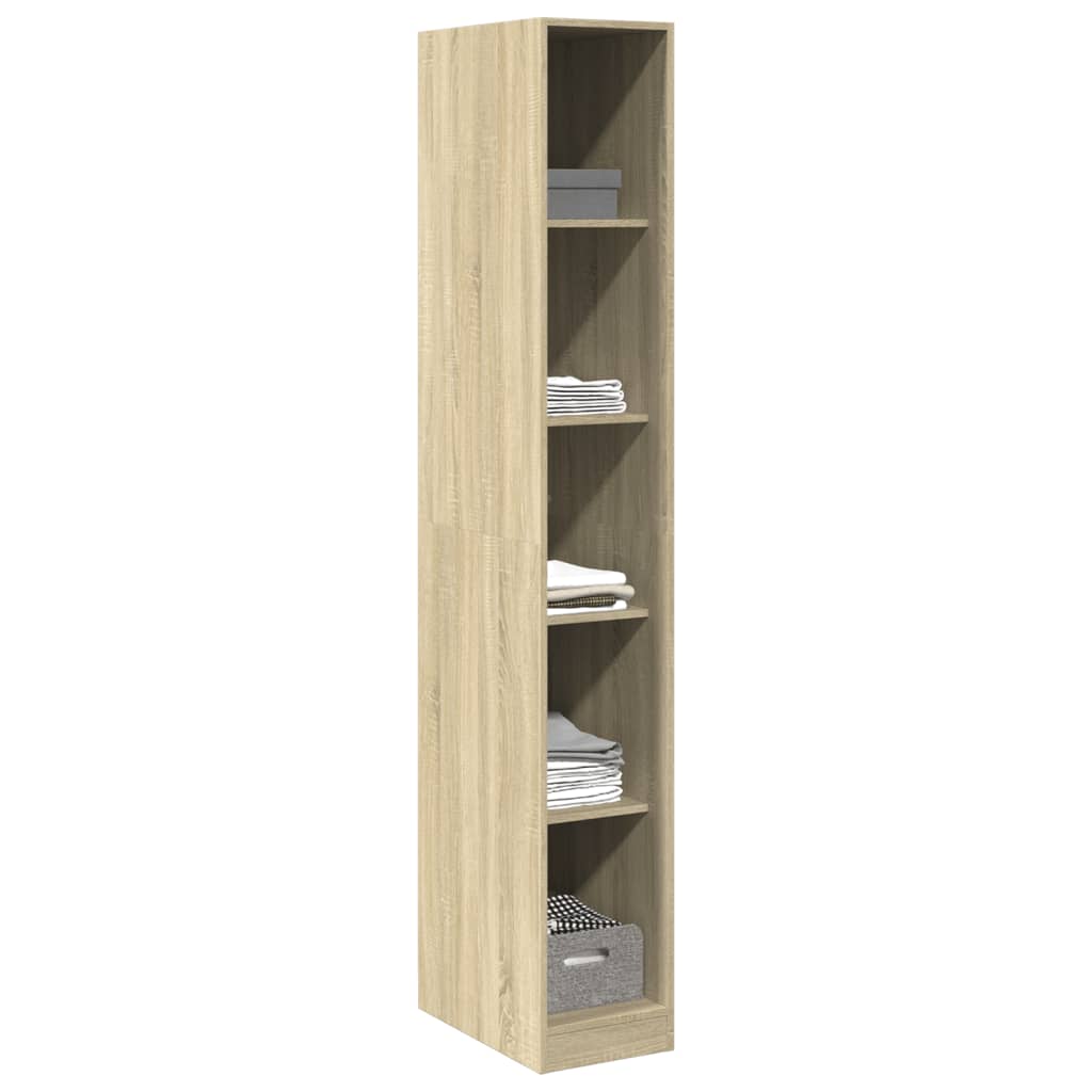 vidaXL Garde-robe chêne sonoma 30x50x200 cm bois d'ingénierie