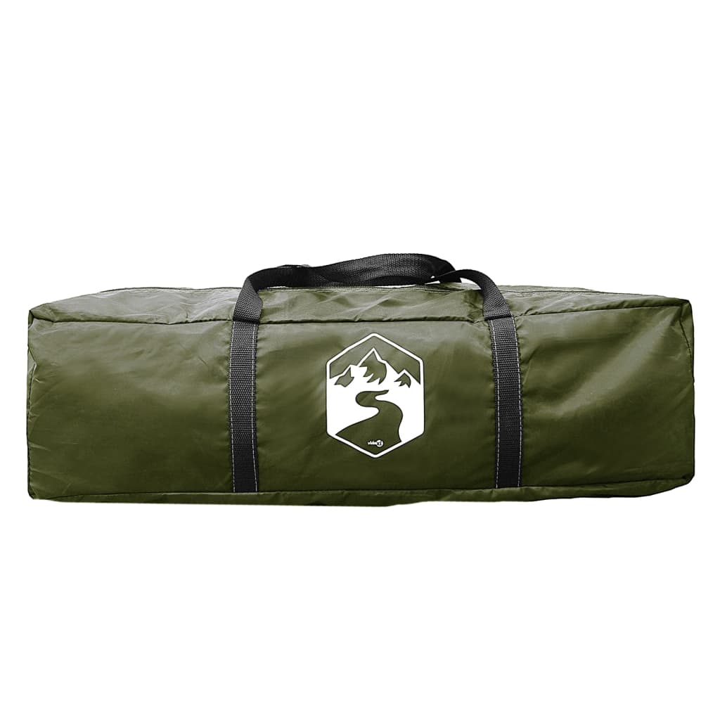 vidaXL Tente de camping tunnel 4 personnes vert olive imperméable