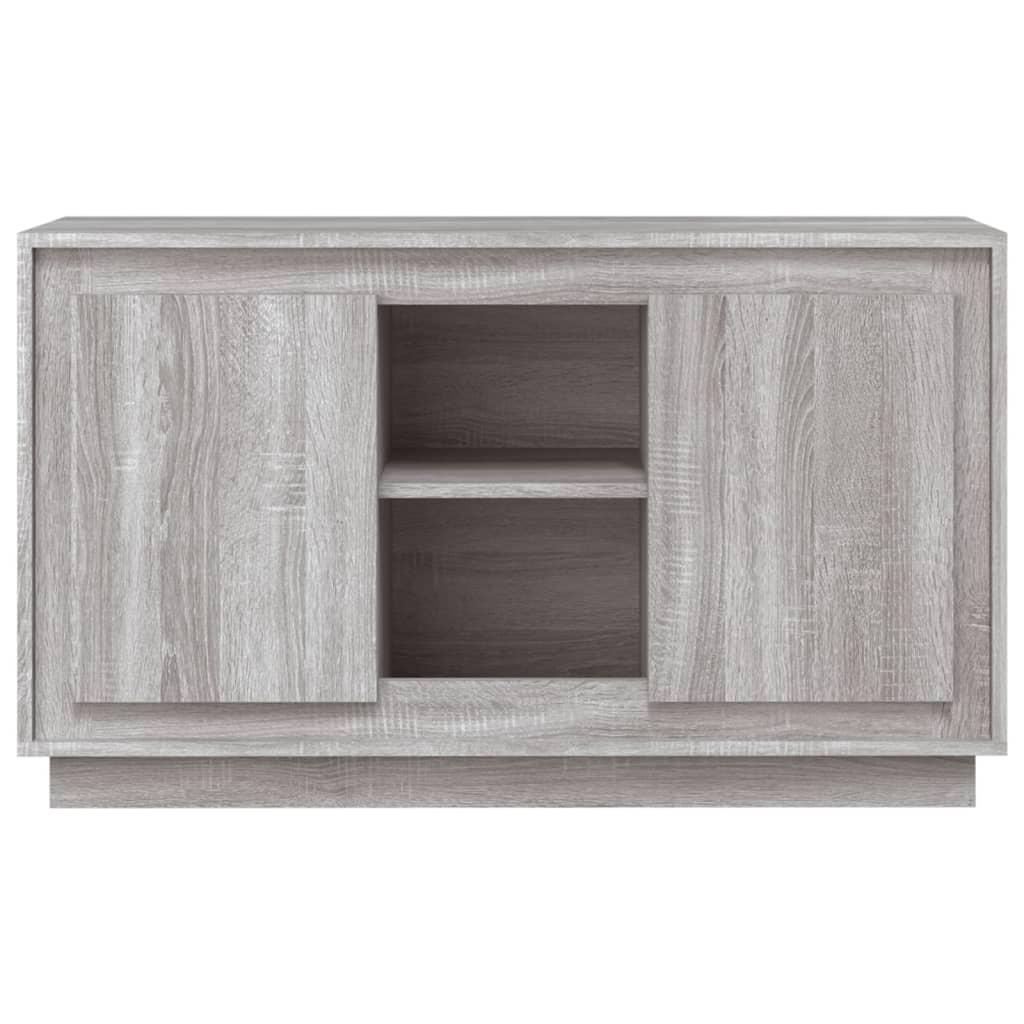 vidaXL Buffet sonoma gris 102x35x60 cm bois d'ingénierie