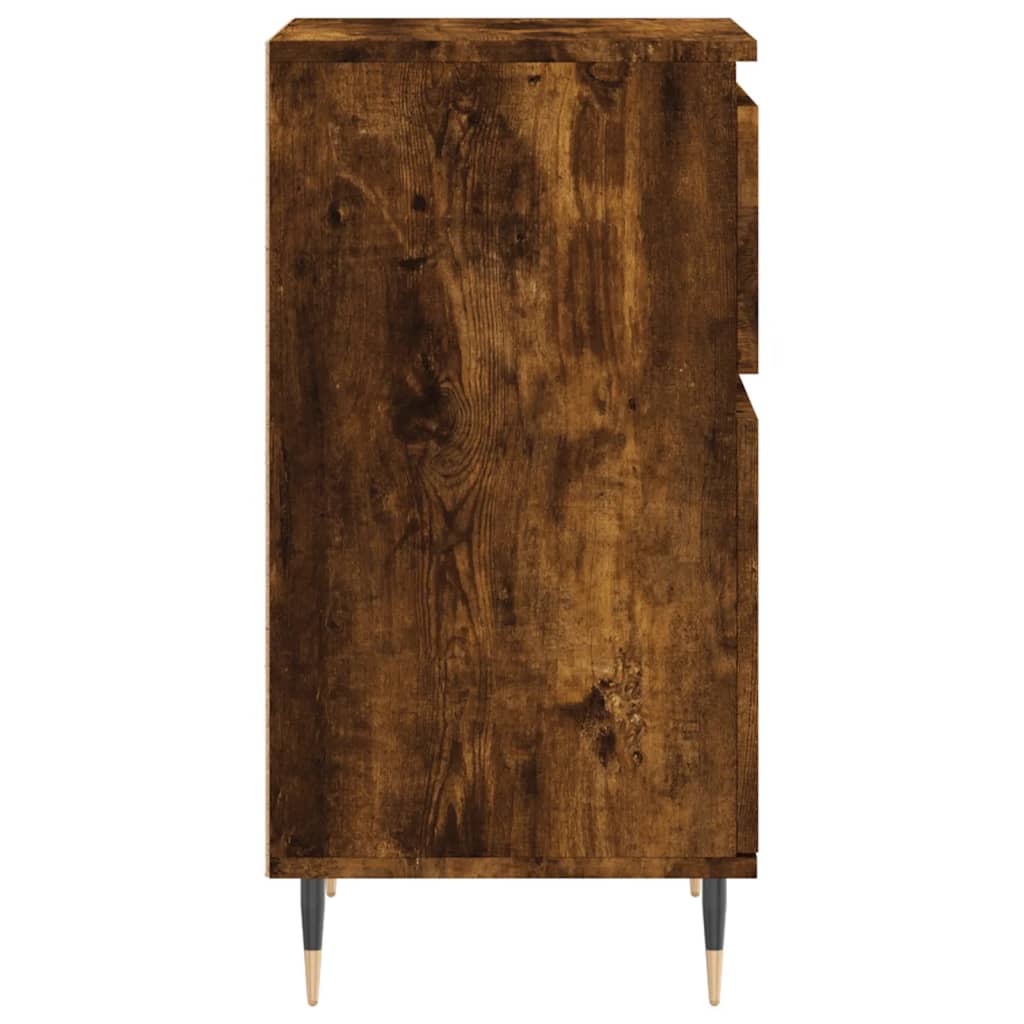 vidaXL Buffet chêne fumé 40x35x70 cm bois d'ingénierie