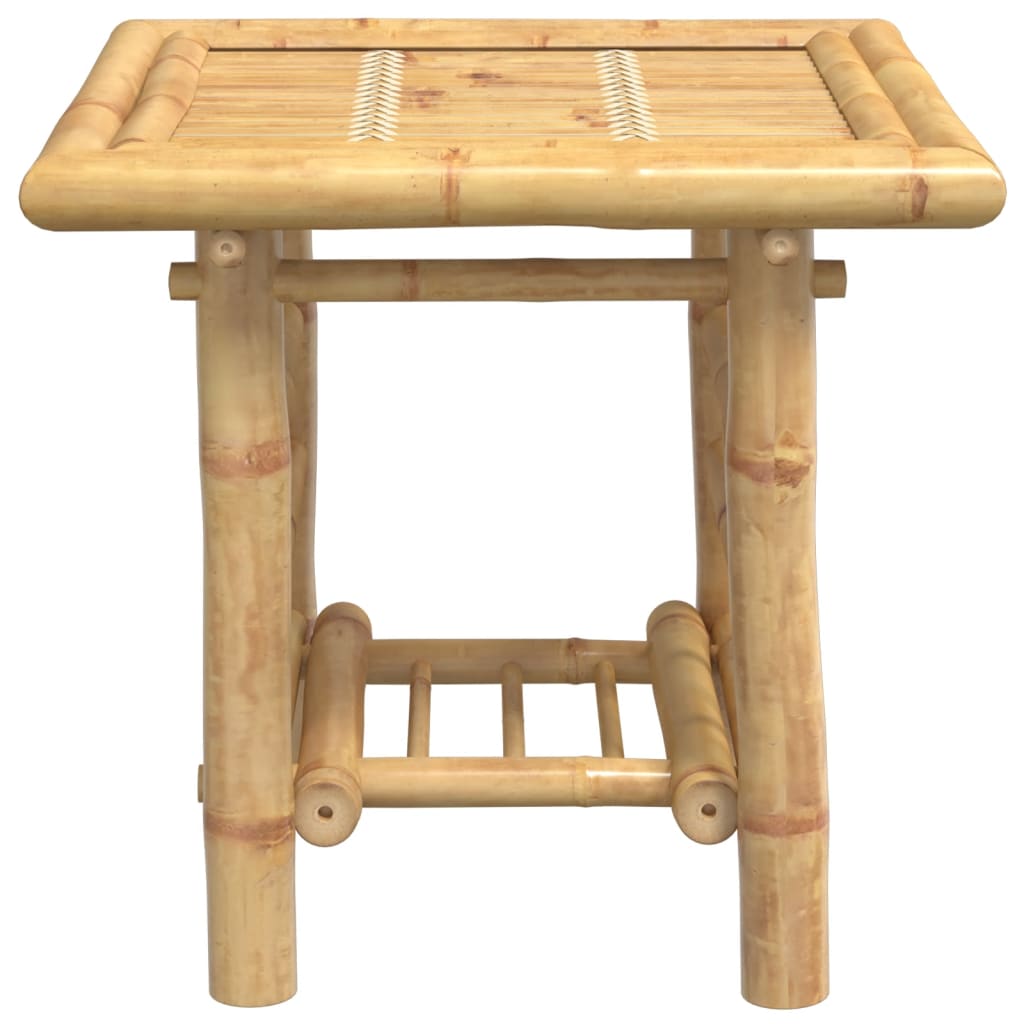 vidaXL Table d’appoint 45x45x45 cm bambou