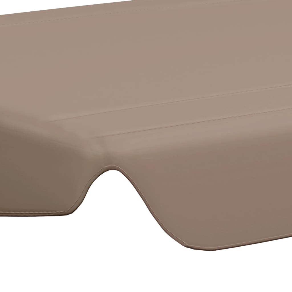 vidaXL Toit de rechange de balançoire taupe 150/130x105/70 cm